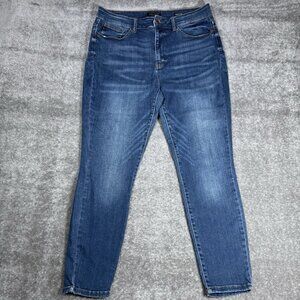 Women's Blue Skinny Inseam High Waist Jeans